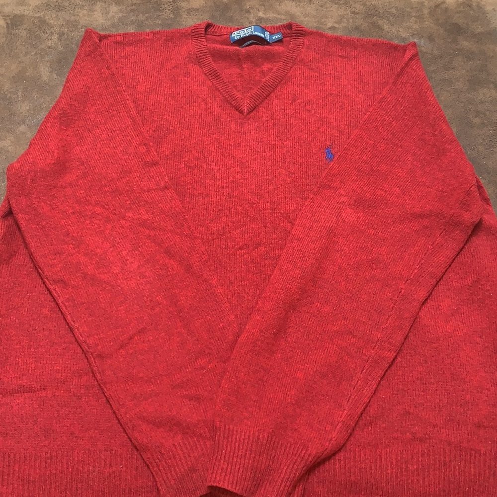 Polo by Ralph Lauren Size XXL V-neck sweater